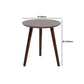 Scandinavian Style Sofa Side Accent Table Wooden Round Side End Table