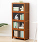 Brown Shelf Bookcase Door Standard Wood Bookcase for Home Office