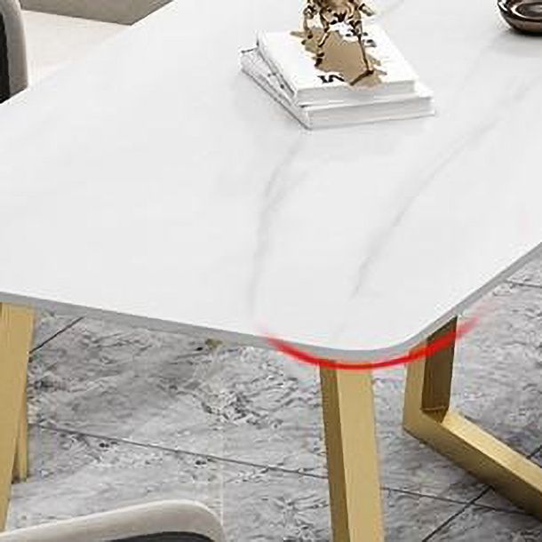 1/2/5/7 Pcs Metal Glam Style Dining Room Set with Rectangle Table Dinette Set Clearhalo 'Dining Room Sets' 'Dining Tables & Seating' 'dining_room_set' 'furn' 'furn_dining_room_set' 'Furniture' 'furniture_dining_room_set' 'Kitchen & Dining Furniture' 'kitchen&dining_furn' 'kitchen' 1200x1200_0a541683-e3f3-400f-91ac-816fbd8e0610