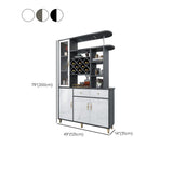 Modern 78.74" H Cabinet with Door Wooden Accent Cabinet with Drawer Clearhalo 'Cabinets & Chests' 'cabinets_chests' 'furn' 'furn_cabinets_chests' 'Furniture' 'Living Room Furniture' 1200x1200_0a54b24f-9d3e-4101-a405-e2c15be0dc94