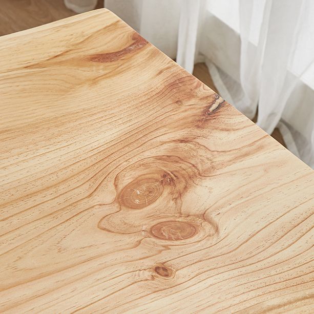 Rectangle Wood Dining Table Modern Pine Table in Nature with 4 Legs for Restaurant Clearhalo ' dining_table' 'Dining Tables & Seating' 'Dining Tables' 'furn' 'furn_dining_table' 'Furniture' 'furniture_dining_table' 'Kitchen & Dining Furniture' 'kitchen&dining_furn' 'kitchen' 'kitchen_dining_table' 1200x1200_0a54e724-71bc-40a8-966d-18b7c2bc3523