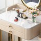 5 Storage Drawers Makeup Vanity Desk Stone Top Dressing Table Clearhalo 'Bedroom Furniture' 'furn' 'furn_makeup_vanities' 'Furniture' 'Makeup Vanities' 'makeup_vanities' 1200x1200_0a5544c3-7c73-48df-be62-1429f140cad9