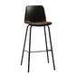 Bucket Dining Stools Contemporary Bar Stools with Metal Base