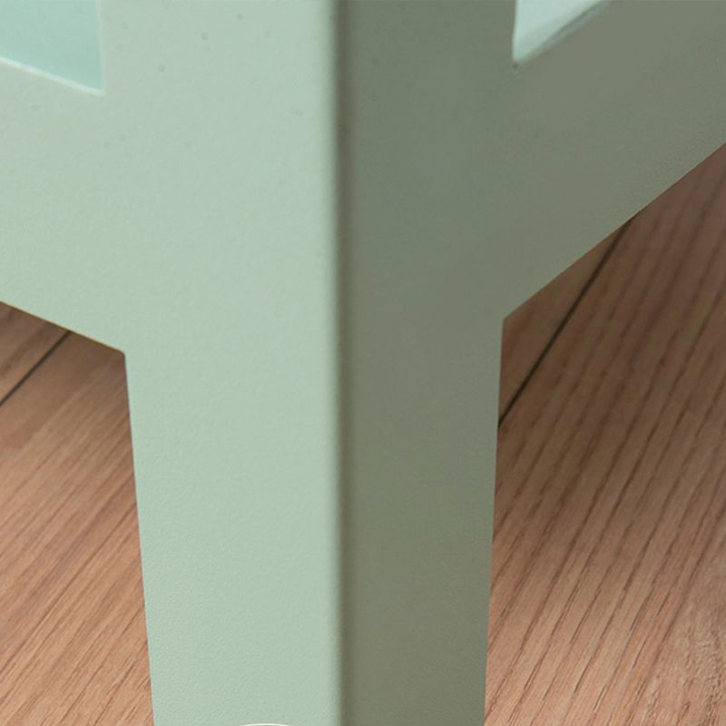 13.78 "W Scandinave antique finis final étagère bibliothèque en métal étagère avec étagères