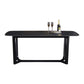 Industrial Rectangle Furniture Trestle Base Dining Site Table for Dining Room Clearhalo 'Dining Tables & Seating' 'Dining Tables' 'dining_table' 'furn' 'furn_dining_table' 'Furniture' 'furniture_dining_table' 'Kitchen & Dining Furniture' 'kitchen' 'kitchen_dining_table' 1200x1200_0a592b48-4905-4ead-9080-52f07a6bdeae