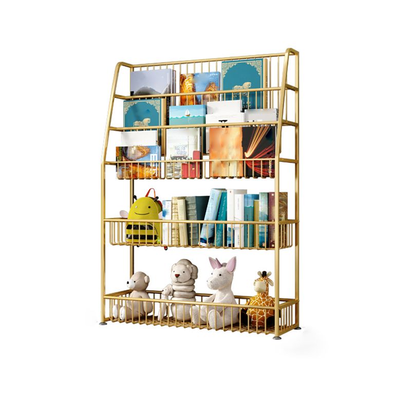 Office Closed Bookshelf Modern Metal Bookcase with Rectangle Shelves Clearhalo 'Bookcases' 'furn' 'furn_bookcases' 'Furniture' 'furniture_bookcases' 'Office Furniture' 1200x1200_0a5b584d-252e-4ba7-83cc-ba9f342219ef