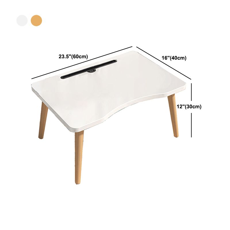 Eigentijdse koffiecocktailtafel met 4 poten, houten salontafel