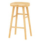 Solid Wood Counter Bar Stool Contemporary Armless Counter Stools