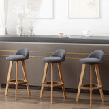 Contemporary Home Footrest Stool Matte Finish Upholstered Barstool Clearhalo 'Bar Furniture' 'Bar Stools' 'bar_stools' 'furn' 'furn_bar_stools' 'Furniture' 'furniture_bar_stools' 'Kitchen & Dining Furniture' 1200x1200_0a60644b-8660-4ebc-a78b-944e34fad5ab