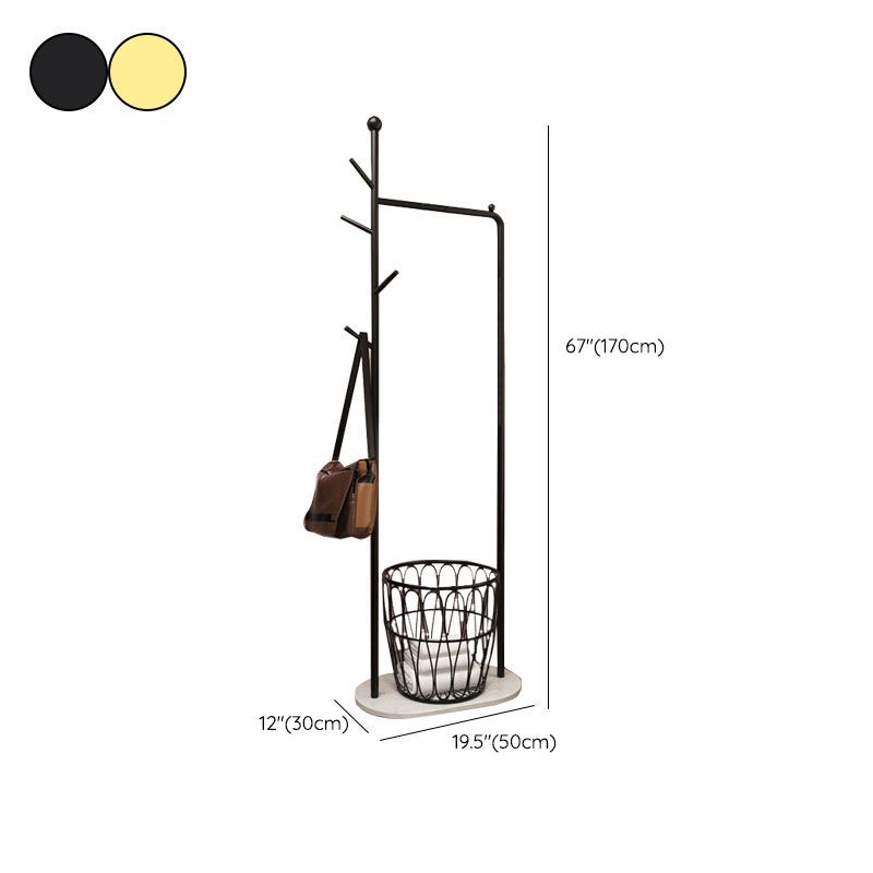 Wunderschöner Metallbezug -Rack Multi -Kleider -Haken Kleiderbügel mit Lagerung