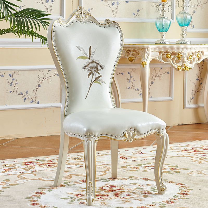 Victorian Style Dining Side Chairs Dining Armless Side Chair for Home Use Clearhalo ' kitchen&dining_furn' 'Dining Chairs' 'Dining Tables & Seating' 'dining_chair' 'furn' 'furn_dining_chair' 'Furniture' 'furniture_dining_chair' 'Kitchen & Dining Furniture' 'kitchen' 1200x1200_0a6264a4-82e0-4403-a4d8-ecdf2481ba14