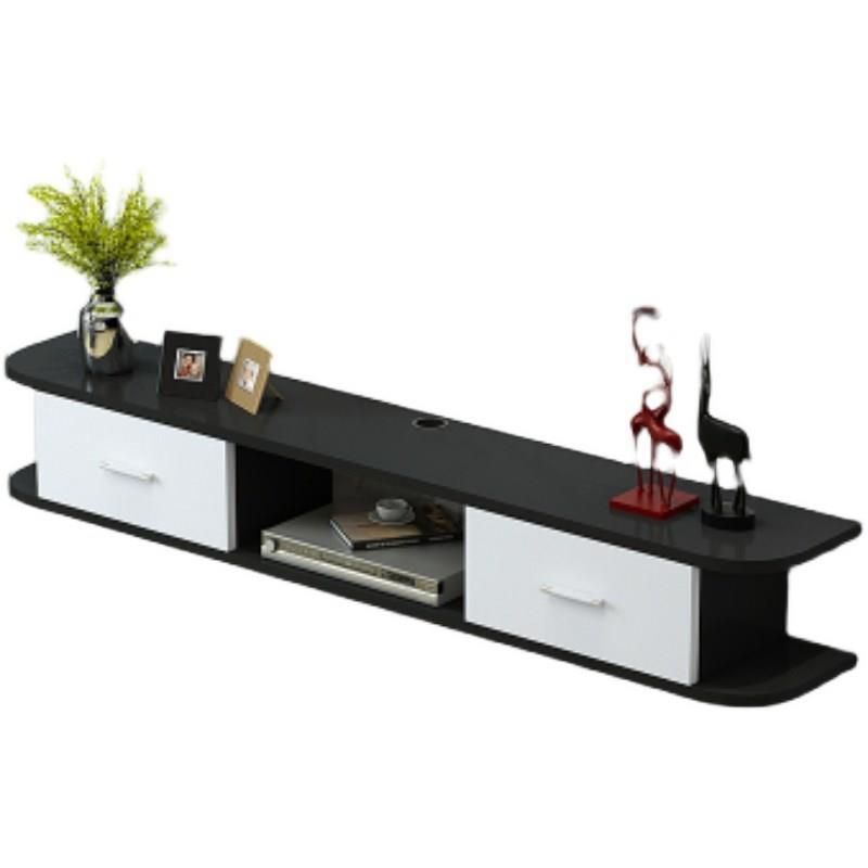 Contemporary Style TV Stand Faux Wood Wall-mounted TV Cabinet with 2 Doors Clearhalo 'furn' 'furn_tv_stands_entertainment_centers' 'Furniture' 'Living Room Furniture' 'TV Stands & Entertainment Centers' 'TV Stands & Media Storage Furniture' 'tv_stands_entertainment_centers' 1200x1200_0a630ff4-d65d-4b3e-941a-dbe9c5f9a618