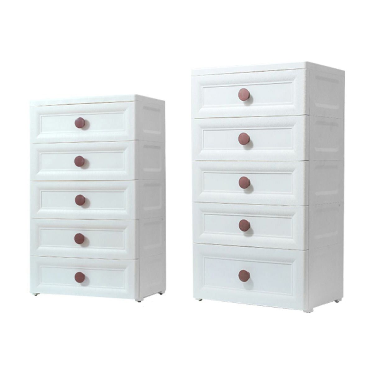 Plastic 5-drawer Storage Cabinet Modern Wardrobe Armoire with Legs Clearhalo 'Armoires & Wardrobes' 'armoires_wardrobes' 'Bedroom Furniture' 'furn' 'furn_armoires_wardrobes' 'Furniture' 1200x1200_0a63db70-ee18-4ae5-883f-ccbd71ae1be9