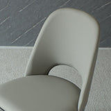 工業用ホーム屋内椅子ソリッドウッドレッグダイニングアームレスチェア