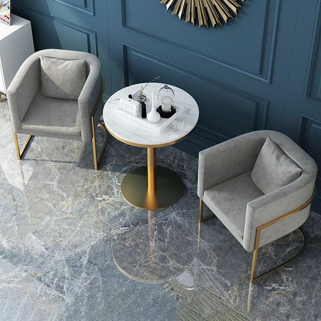 Contemporary Style Upholstered Armless Dining Chairs Solid Back Chairs for Home Clearhalo ' kitchen&dining_furn' 'Dining Chairs' 'Dining Tables & Seating' 'dining_chair' 'furn' 'furn_dining_chair' 'Furniture' 'furniture_dining_chair' 'Kitchen & Dining Furniture' 'kitchen' 1200x1200_0a729114-ccb2-4bb2-9574-b51dc33eae0b