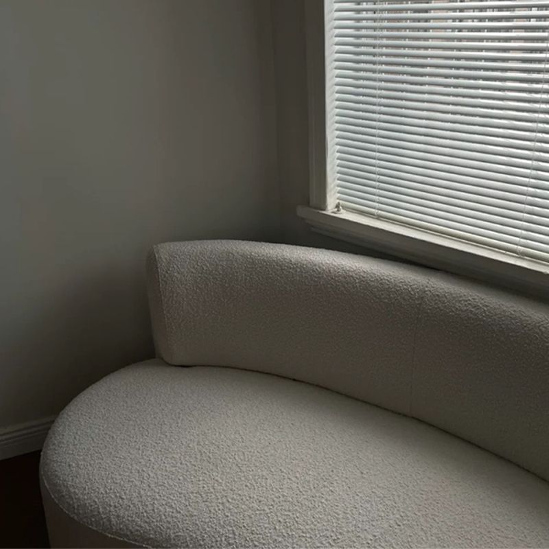 Contemporaneo 27,5 "H lana 2-3 divano senza braccio di mare per soggiorno