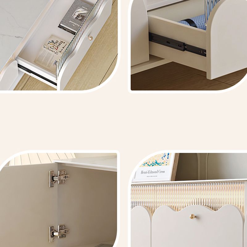 Contemporary Media Console Stone TV Media Console with Doors Clearhalo 'furn' 'furn_tv_stands_entertainment_centers' 'Furniture' 'Living Room Furniture' 'TV Stands & Entertainment Centers' 'TV Stands & Media Storage Furniture' 'tv_stands_entertainment_centers' 1200x1200_0a74f976-4b2b-4330-a9b4-8a98f9bb375e