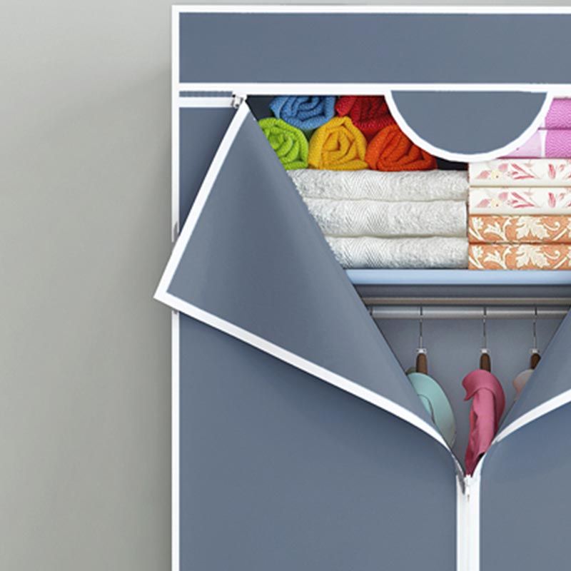 Eigentijdse opbergkast met metalen frame matte afwerking Kast voor slaapkamer