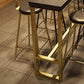 Glam Style Rectangle Bar Table Pine Solid Wood Bar Dining Table for Living Room Clearhalo 'Bar Furniture' 'Bar Tables' 'bar_tables' 'furn' 'furn_bar_tables' 'Furniture' 'Kitchen & Dining Furniture' 1200x1200_0a78bb4e-f4f0-4920-8de5-73de2d548634