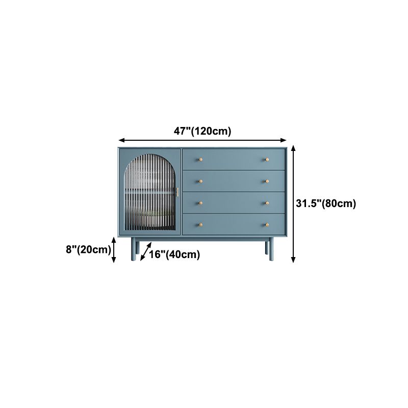 Server moderno del server di archiviazione rettangolare con cassetti e porte