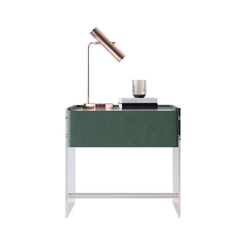 Contemporary Stone Top Nightstand 19.68" Tall 1 - Drawer Nightstand Clearhalo 'Bedroom Furniture' 'furn' 'furn_night_stand' 'Furniture' 'night_stand' 'Nightstands' 1200x1200_0a7c0e70-3345-4294-a56f-eacd2ca8f2fa