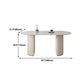 Sintered Stone Table for Restaurant Modern White Table with Double Pedestal Base Clearhalo ' dining_table' 'Dining Tables & Seating' 'Dining Tables' 'furn' 'furn_dining_table' 'Furniture' 'furniture_dining_table' 'Kitchen & Dining Furniture' 'kitchen&dining_furn' 'kitchen' 'kitchen_dining_table' 1200x1200_0a7fb136-8e20-4e43-8986-7307fef04be6