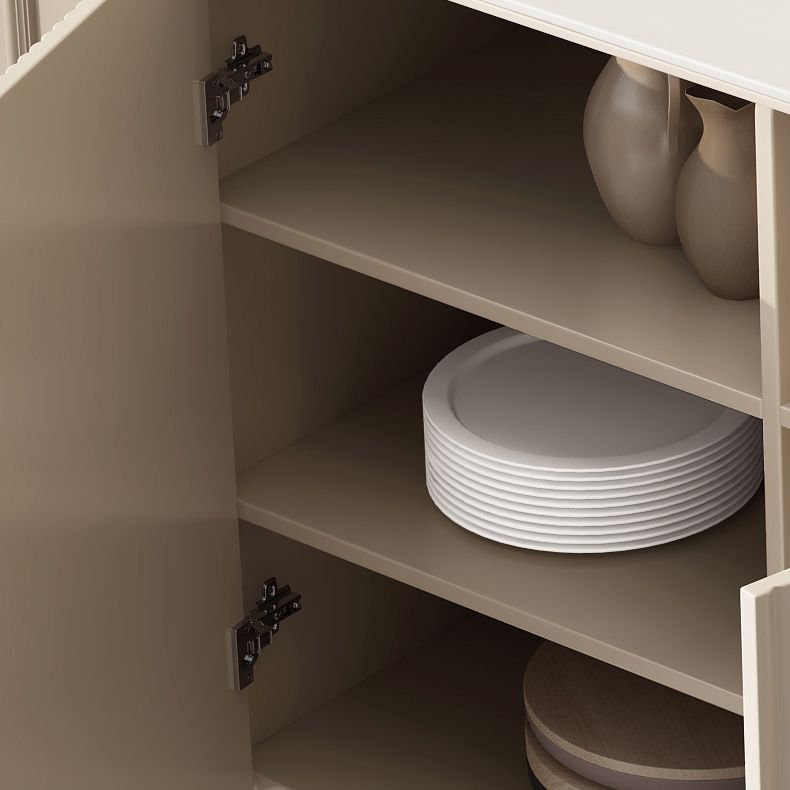 Gabinete de lado de piedra del aparador contemporáneo con cajones para la cocina