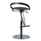 Armless Bar Stools Adjustable Height Dining Stool with Metal Base
