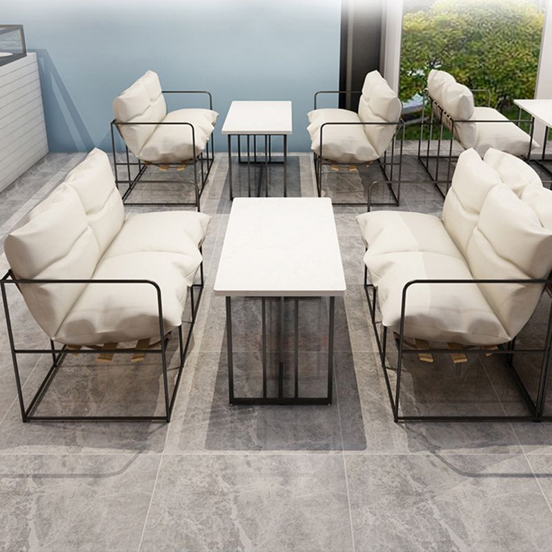 Moderno divano a sedere per sedili resistenti alle macchie bianche per sala bonus