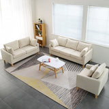 Scandinavian Pillow Top Arm Sofa with Sewn Pillow Back for Apartment Clearhalo 'Furniture' 'furniture_sofas' 'kitchen' 'kitchen_sofas' 'Living Room Furniture' 'Sofa' 'sofas' 1200x1200_0a884d5d-0101-4483-99ac-829d202e8035