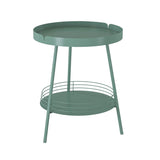 Tavolino superiore a 3 gambe mentale del vassoio rotondo da 21,6 "tavolo da gambe mentali con scaffale