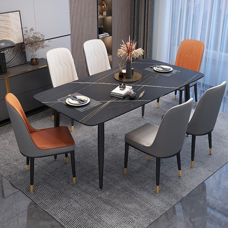 Tavolo da pranzo Simplicity Dining Room Tavolo da pranzo in pietra a 4 gambe