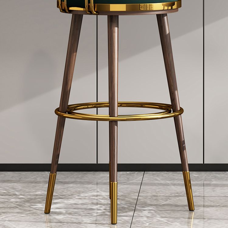 Glam Upholstered Bar Stool Glam Backrest Counter Stool for Bristol Clearhalo 'Bar Furniture' 'Bar Stools' 'bar_stools' 'furn' 'furn_bar_stools' 'Furniture' 'Kitchen & Dining Furniture' 1200x1200_0a8bdd74-9ebd-4e04-99af-500b036c65b7