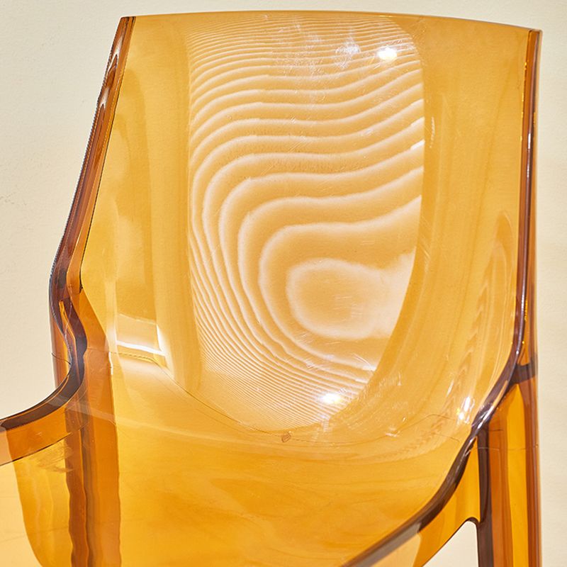Contemporary Acrylic Backrest Counter High Stool with 4 Legs Clearhalo 'Bar Furniture' 'Bar Stools' 'bar_stools' 'furn' 'furn_bar_stools' 'Furniture' 'Kitchen & Dining Furniture' 1200x1200_0a8c044f-984a-44ba-aeae-01efbbcad8be