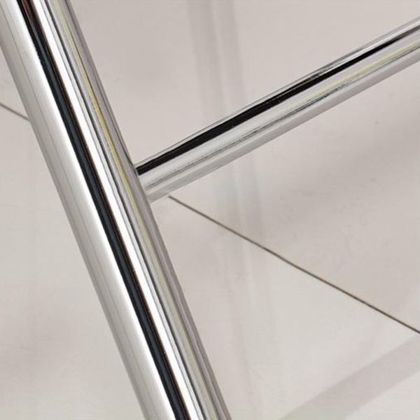 Contemporary Side Chair Metal Home Armless Upholstery Open Back Dining Side Chair Clearhalo ' kitchen&dining_furn' 'Dining Chairs' 'Dining Tables & Seating' 'dining_chair' 'furn' 'furn_dining_chair' 'Furniture' 'furniture_dining_chair' 'Kitchen & Dining Furniture' 'kitchen' 1200x1200_0a8d841e-5653-40f1-a159-2497489abfbd