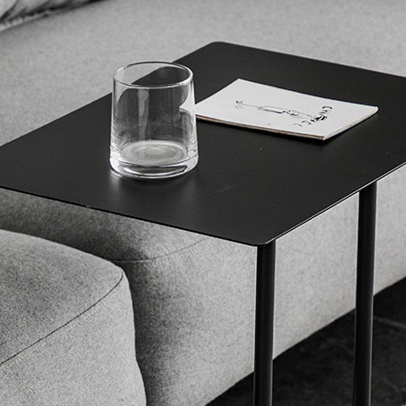 Tavolo da ginnastica moderna di metà secolo in metallo c-forma di divano il lato accento