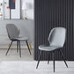 Modern Metal Dining Room Chair Wingback Side Chair for Restaurant Use Clearhalo ' kitchen&dining_furn' 'Dining Chairs' 'Dining Tables & Seating' 'dining_chair' 'furn' 'furn_dining_chair' 'Furniture' 'furniture_dining_chair' 'Kitchen & Dining Furniture' 'kitchen' 1200x1200_0a94ce22-4fac-45ed-a08f-37ddda7275cc