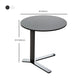 Mid-Century Modern Metal End Table Pedestal Round Sofa Side Table Clearhalo 'Coffee & Accent Tables' 'End & Side Tables' 'end_side_tables' 'furn' 'furn_end_side_tables' 'Furniture' 'Living Room Furniture' 1200x1200_0a951985-1bd9-442f-ba2e-d5afdd5e862a