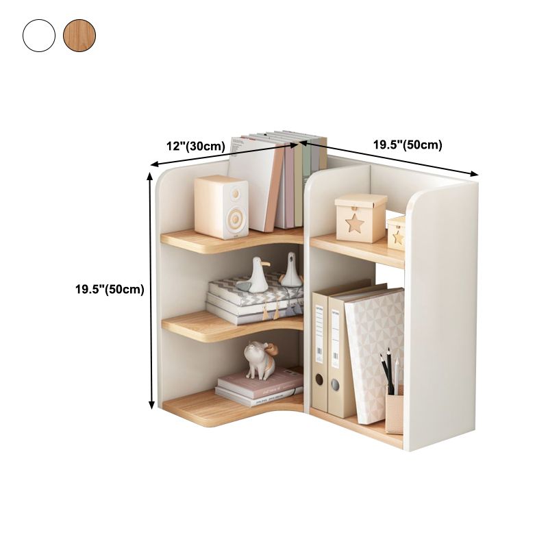 Contemporary Engineer Wood Bookshelf Open Back Bookcase for Home Office