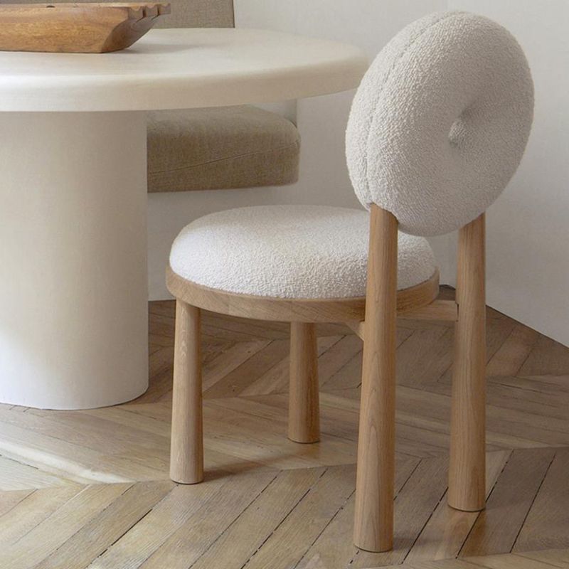 Upholstered Side Chair Modern Style King Louis Back Side Chair Clearhalo 'Dining Chairs' 'Dining Tables & Seating' 'dining_chair' 'furn' 'furn_dining_chair' 'Furniture' 'Kitchen & Dining Furniture' 1200x1200_0a969b4e-5492-4e34-91e8-edbe288e82da