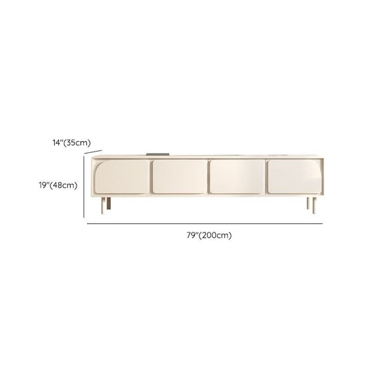 Contemporary TV Console Wooden White Media Console with Doors Clearhalo 'furn' 'furn_tv_stands_entertainment_centers' 'Furniture' 'Living Room Furniture' 'TV Stands & Entertainment Centers' 'TV Stands & Media Storage Furniture' 'tv_stands_entertainment_centers' 1200x1200_0a96e545-823b-4a34-8e41-6633e6735ceb