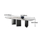 Sintered Stone Modern Rectangle Dining Table White Stone Top Dinette Table for Kitchen Clearhalo ' dining_table' 'Dining Tables & Seating' 'Dining Tables' 'furn' 'furn_dining_table' 'Furniture' 'furniture_dining_table' 'Kitchen & Dining Furniture' 'kitchen&dining_furn' 'kitchen' 'kitchen_dining_table' 1200x1200_0a9a9b35-5a47-41ae-9f45-e714815c4f17