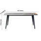 Metal Contemporary Rectangular Dining Table Grey Sintered Stone Table with Metal Legs Clearhalo ' dining_table' 'Dining Tables & Seating' 'Dining Tables' 'furn' 'furn_dining_table' 'Furniture' 'furniture_dining_table' 'Kitchen & Dining Furniture' 'kitchen&dining_furn' 'kitchen' 'kitchen_dining_table' 1200x1200_0a9b920f-491e-43fe-b118-57ff47f7a769