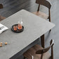 Stone Top Dining Table Mid-Century Modern Dining Table with 4 Legs Clearhalo 'Dining Tables & Seating' 'Dining Tables' 'dining_table' 'furn' 'furn_dining_table' 'Furniture' 'furniture_dining_table' 'Kitchen & Dining Furniture' 'kitchen' 'kitchen_dining_table' 1200x1200_0a9c1472-2ef5-4f42-b8bc-0d4c762938ce