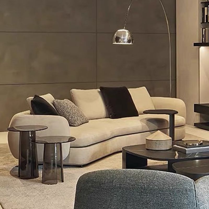 Contemporary Round Side End Table, Clear Pedestal End Table for Living Room Clearhalo 'Coffee & Accent Tables' 'End & Side Tables' 'end_side_table' 'end_side_tables' 'furn' 'furn_end_side_tables' 'Furniture' 'furniture_end_side_table' 'Living Room Furniture' 1200x1200_0a9da49a-40c3-43d6-8536-9dfe2ad82a17