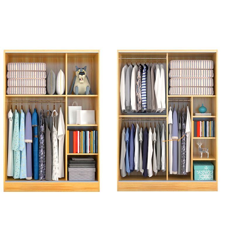 Armadio moderno del guardaroba in stile armadio in legno ingegnerizzato per la casa