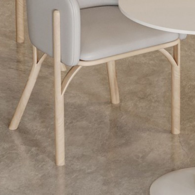 キッチン用のモダンな丸いダイニングテーブルセット1/3ピースダイニングセット