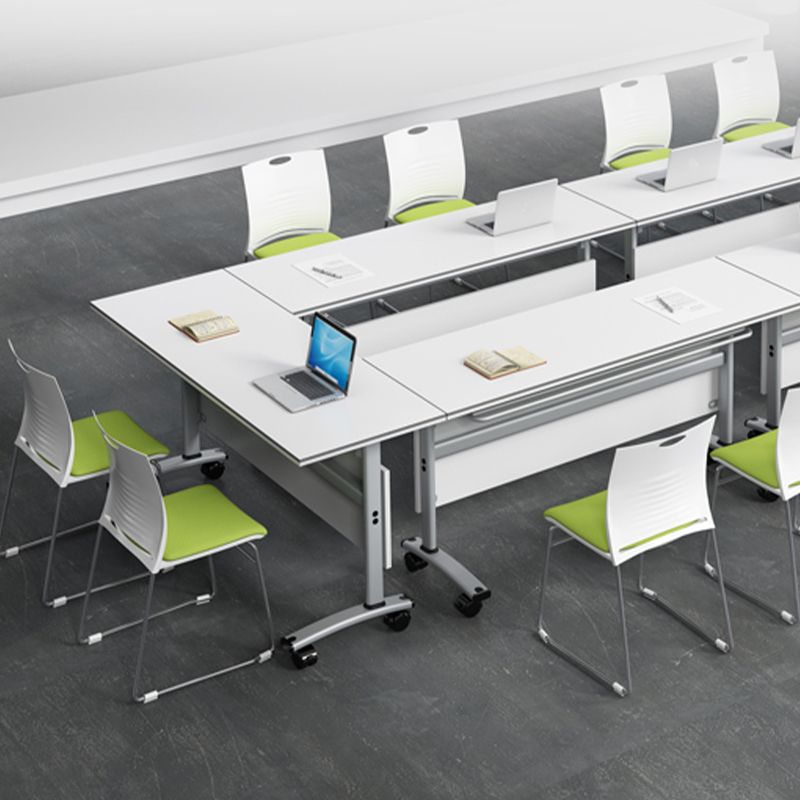 Wooden Modern Style Writing Desk T-Shape Base Office Table with 2-Legs for Office Clearhalo 'furn' 'furn_office_desk' 'Furniture' 'Office Desks' 'Office Furniture' 'office_desk' 1200x1200_0aa59c0e-4977-4168-a7f4-d4d7c8e3faef