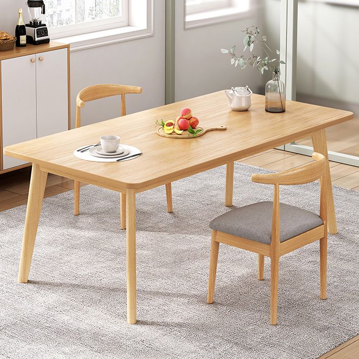 Minimalist Standard Kitchen Dining Set MDF Rectangle Shape Dining Set with 4 Legs Base Clearhalo 'Dining Room Sets' 'Dining Tables & Seating' 'dining_room_set' 'furn' 'furn_dining_room_set' 'Furniture' 'furniture_dining_room_set' 'Kitchen & Dining Furniture' 'kitchen&dining_furn' 'kitchen' 1200x1200_0aa75e32-60aa-4f66-a226-5c33b8b19828