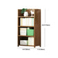 Modern Bamboo Shelf Bookcase Brown Closed Back Book Shelf for Study Room Clearhalo 'Bookcases' 'furn' 'furn_bookcases' 'Furniture' 'Office Furniture' 1200x1200_0aa85c7d-f7fd-4574-b524-0bbdcd1fca32